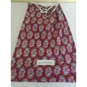 Alix of Bohemia dust/tote bag drawstring mixed fabric boho hippie indie designer